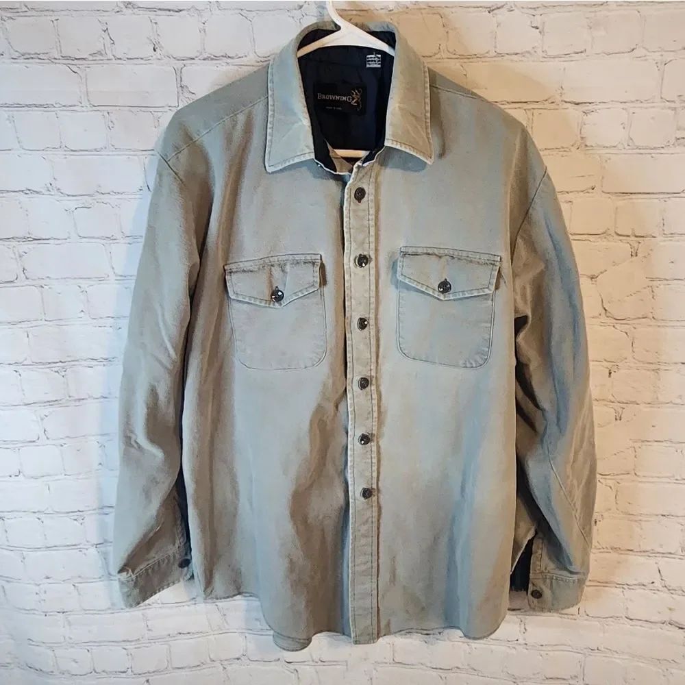 Men's Browning button-up shirt jacket, size XL